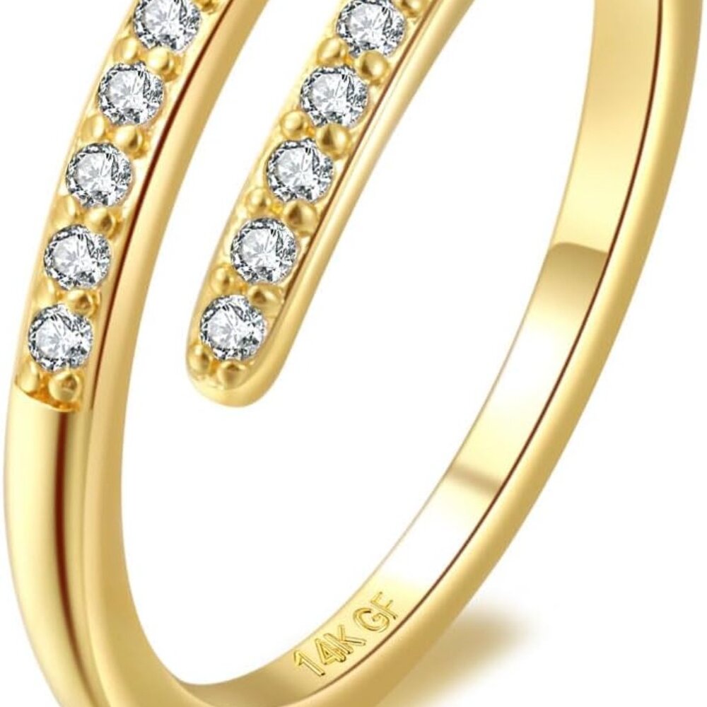 14k Gold Filled Gold Toe Rings For Women Adjustable Toe Rings Non Tarnish Solid